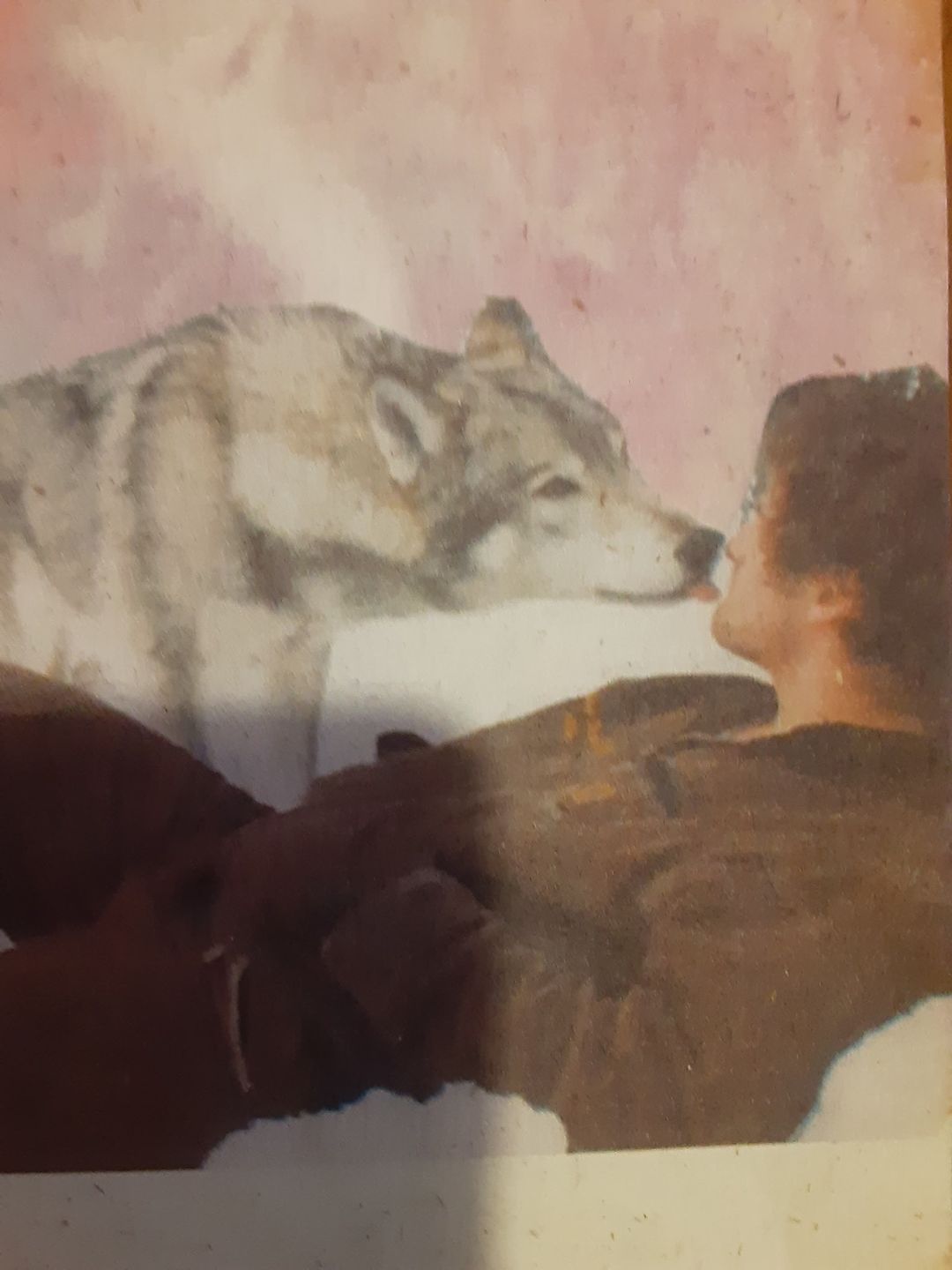 Cree with Alex Hall, pastel by Wendy Hall