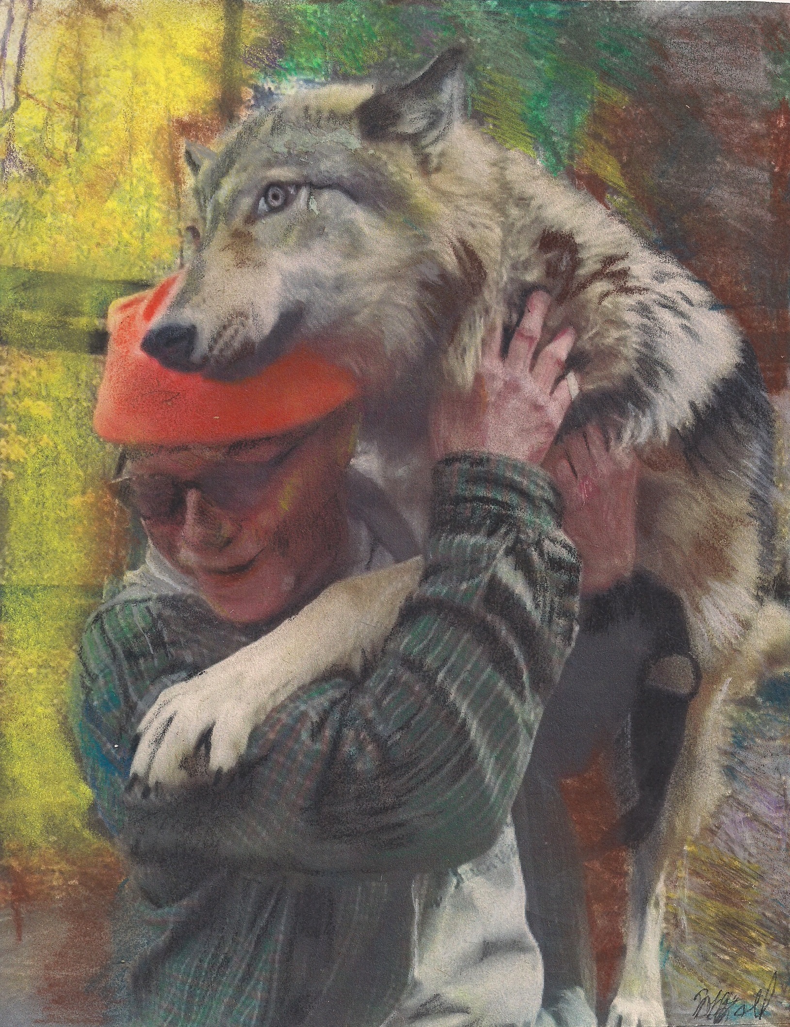 Mark Laske with Kiska