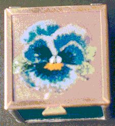 Pansy Glass Enamel